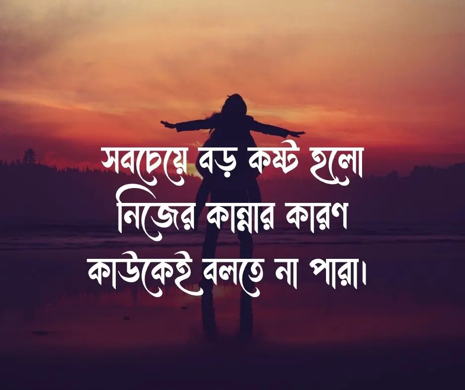 চাপা কষ্টের স্ট্যাটাস