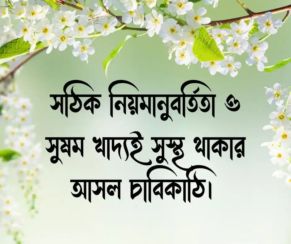 শরীরের যত্ন নিয়ে উক্তি