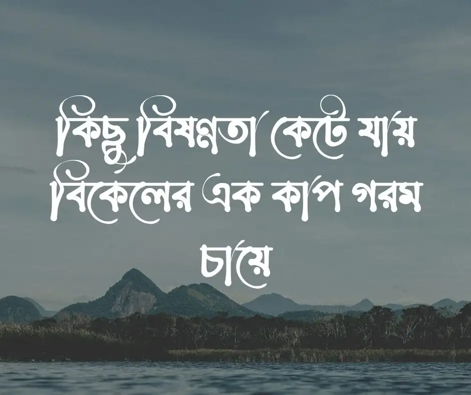 বিকেল নিয়ে ক্যাপশন