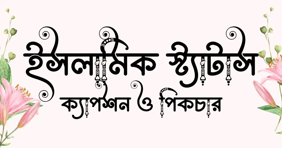 ইসলামিক স্ট্যাটাস, ক্যাপশন ও পিকচার